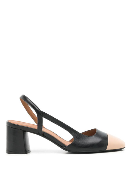  Sarah Chofakian Coucou Duo 45mm Slingback Pumps - Black 