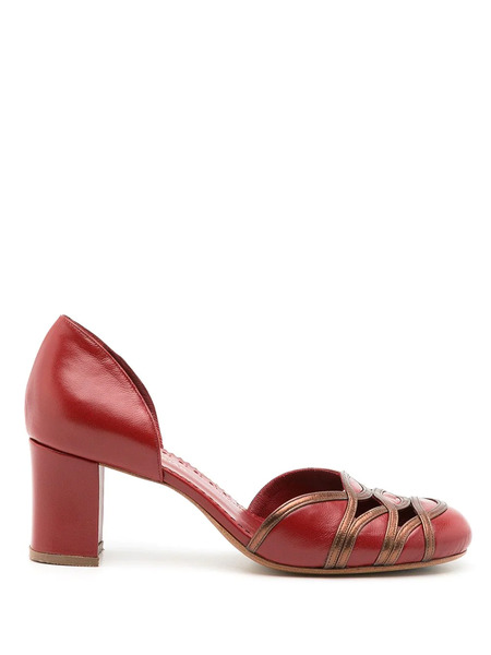  Sarah Chofakian D'orsay Aquavit Pumps - Red 