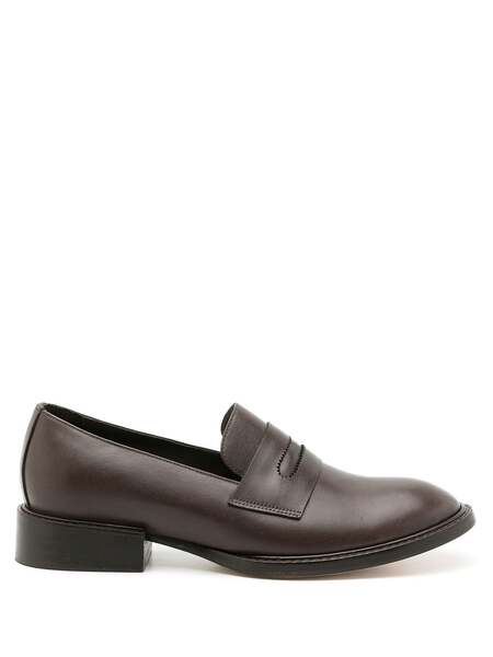  Sarah Chofakian Edward Flat Loafers - Brown 