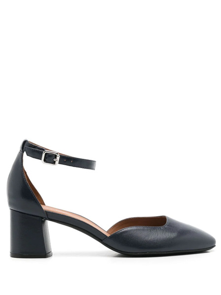  Sarah Chofakian Florence 40mm Leather Pumps - Black 