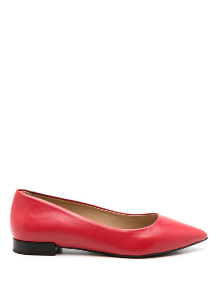  Sarah Chofakian Francesca Pointed-toe Ballerina Shoes - Red 