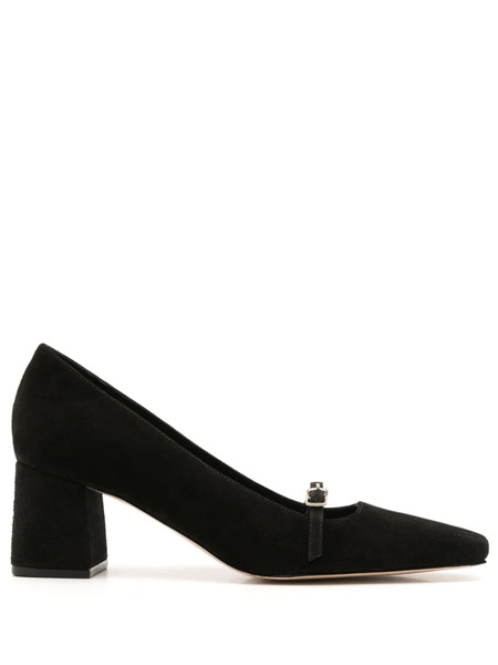  Sarah Chofakian Fred Baier Square-toe Pumps - Black 