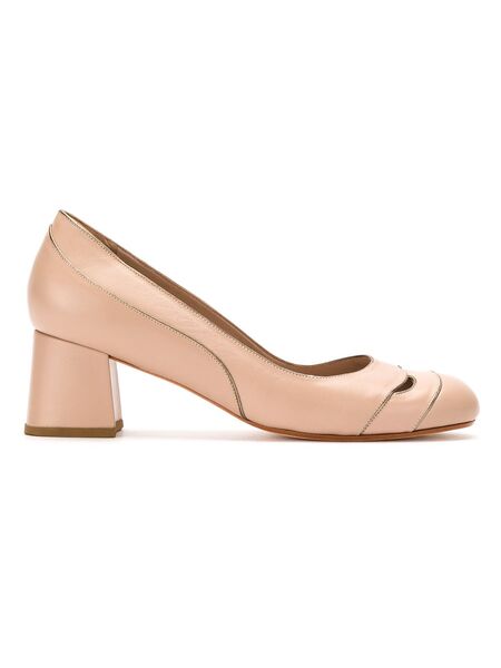  Sarah Chofakian Leather Pumps - Neutrals 