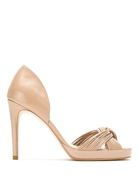  Sarah Chofakian Leather Sandals - Neutrals 