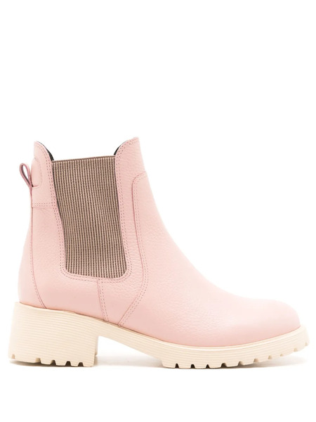  Sarah Chofakian Mirre Leather Chelsea Boots - Pink 