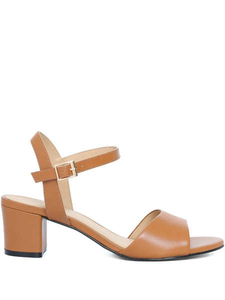  Sarah Chofakian 50mm Capuccino Sandals - Brown 