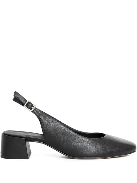  Sarah Chofakian 35mm Slingback Latte Pumps - Black 