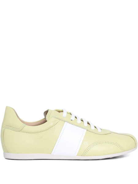  Sarah Chofakian Mochi Stripe Sneakers - Yellow 