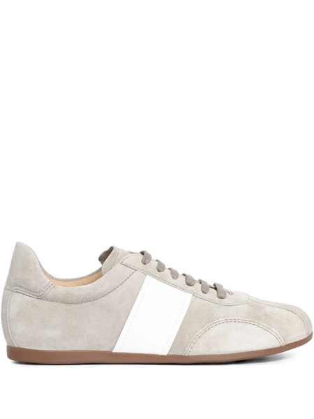  Sarah Chofakian Mochi Striped Sneakers - Grey 