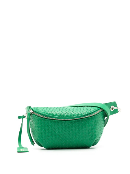  Sarah Chofakian Orsay Interwoven Leather Belt Bag - Green 