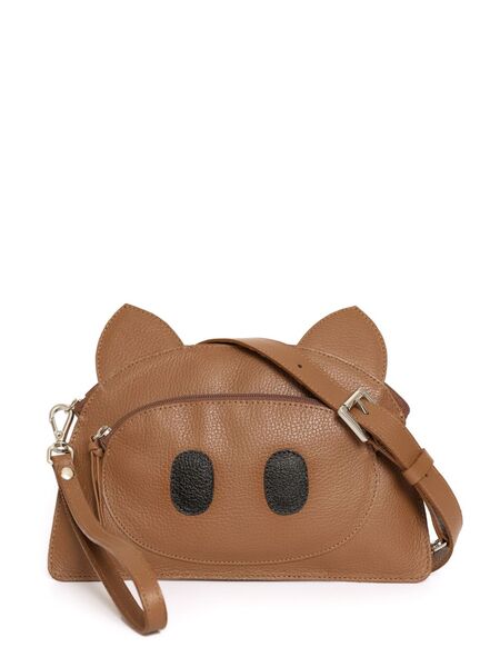  Sarah Chofakian Pig Fun Clutch Bag - Brown 