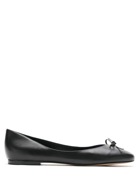  Sarah Chofakian Pila Leather Flat Ballerinas - Black 