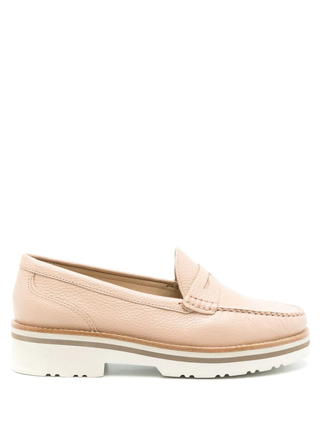  Sarah Chofakian Verona Leather Loafers - Neutrals 