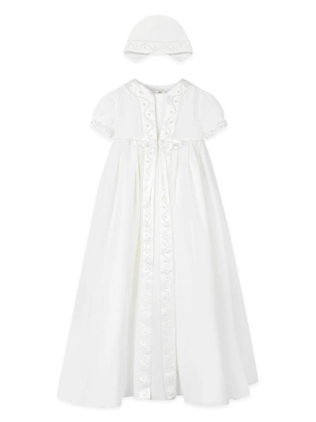  Sarah Louise Christening Dress And Bonnet Set - Neutrals 