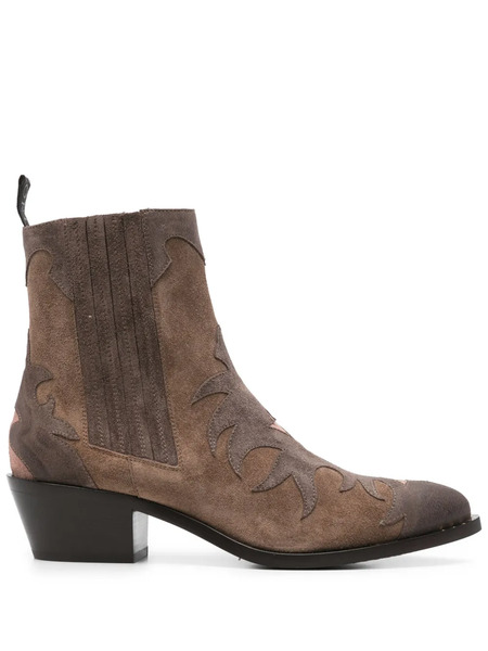  Sartore Brown Leather Boots 