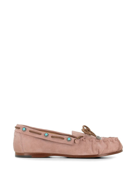  Sartore Embellishment Loafers - Pink 