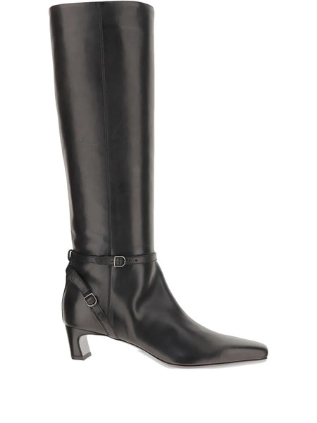  Sartore 30mm Buckle-strap Leather Boots - Black 