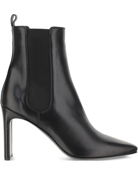  Sartore 90mm Kaliope Elastic-panel Leather Boots - Black 