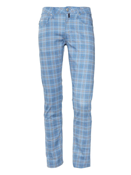  Sartoria Tramarossa Checked Trousers - Blue 