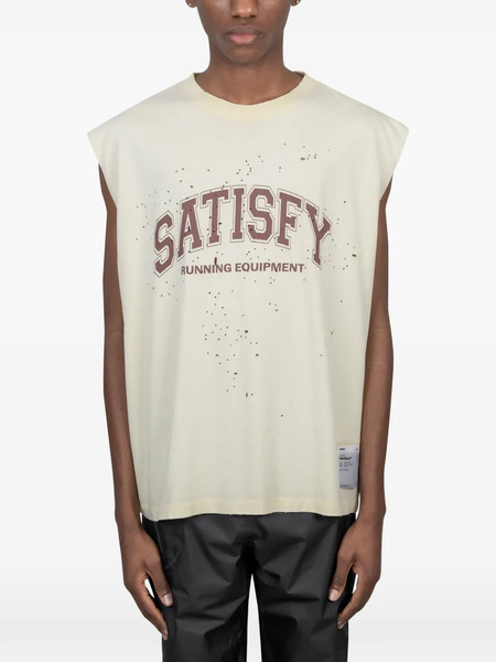  Satisfy Graphic-print Tank Top - Neutrals 
