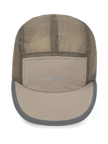  Satisfy Logo-print Trail Cap - Neutrals 