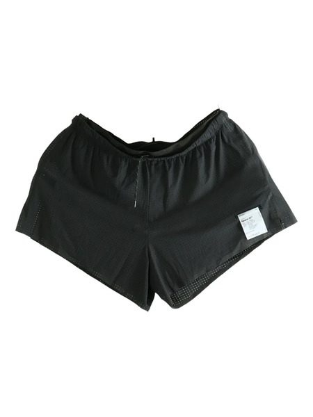  Satisfy Space-o™ 5 Perforated Elastic-waist Shorts - Black 