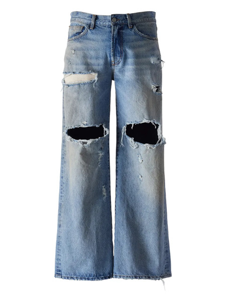  Satoshi Nakamoto Five-pockets Jeans - Blue 