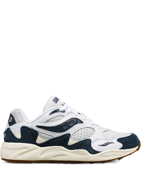  Saucony Grid Shadow 2 ivy Prep White Navy Sneakers 