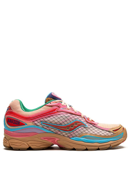  Saucony Progrid Omni 9 jae Tips To Do List Tan Sneakers - Pink 