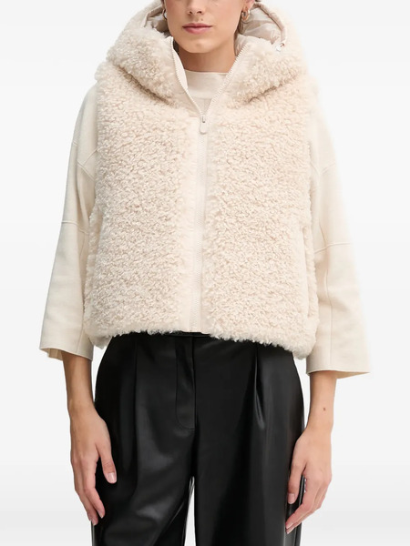  Save The Duck Ayla Hooded Fleece Jacket - Neutrals 