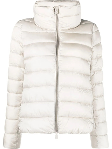  Save The Duck Elsie Zip-front Padded Jacket - Neutrals 