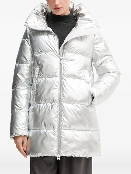  Save The Duck Gerda Padded Zip Coat - Silver 