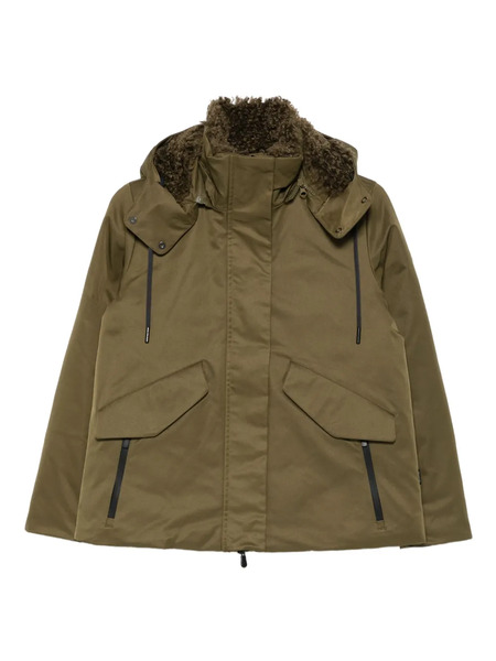  Save The Duck Hooded Coat - Green 