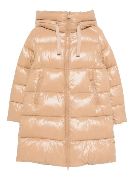  Save The Duck Hooded Puffer Coat - Neutrals 