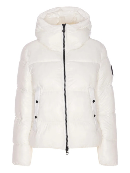  Save The Duck Hooded Puffer Jacket - White 