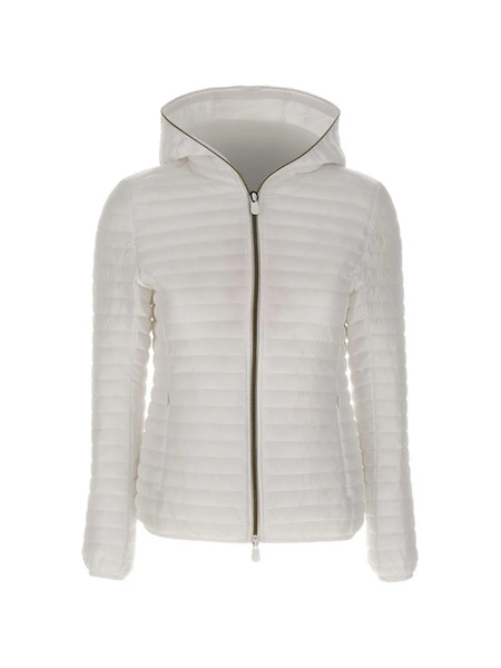  Save The Duck Hooded Quilted Jacket - White 
