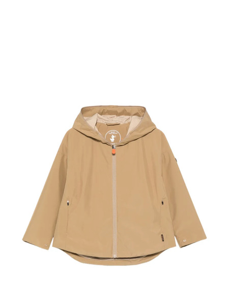  Save The Duck Kids Cybele Hooded Jacket - Brown 