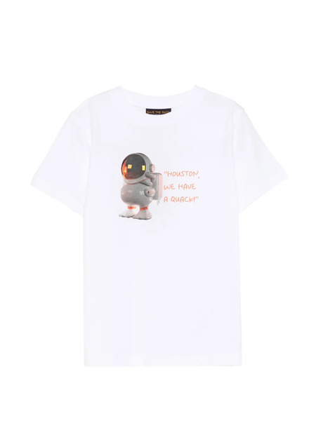  Save The Duck Kids Graphic T-shirt - White 