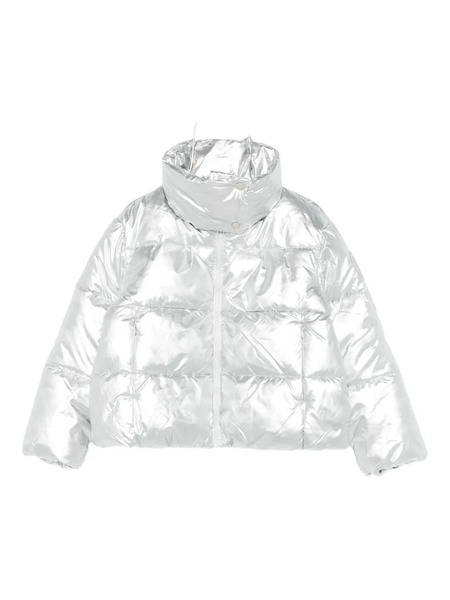  Save The Duck Kids High-neck Padded Jacket - Metallic 