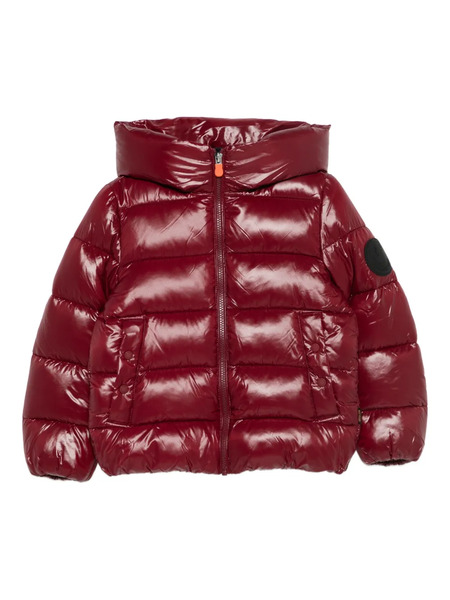  Save The Duck Kids Hooded Padded Jacket - Red 