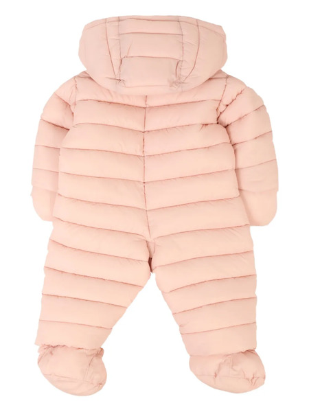  Save The Duck Kids Hooded Quilted Snowsuit - Pink 