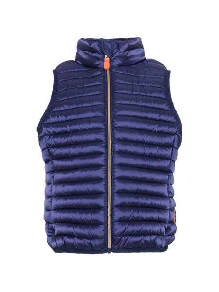  Save The Duck Kids Zip-up Quilted Gilet - Blue 