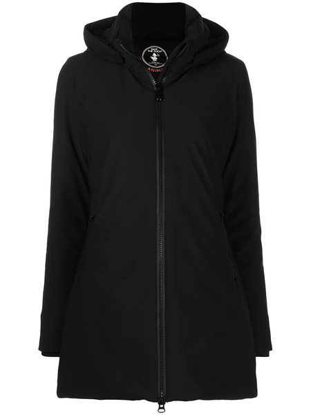  Save The Duck Lila Detachable-hood Coat - Black 