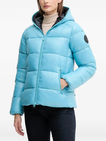  Save The Duck Lois Hooded Padded Jacket - Blue 