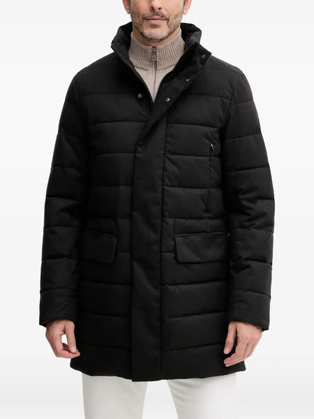  Save The Duck Quilted Hooded Jacket - Black 