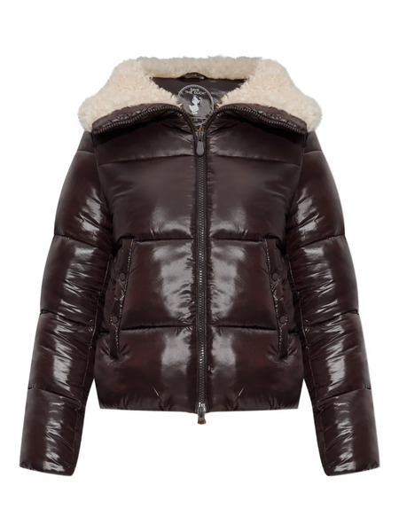  Save The Duck Quilted Padded Jacket - Brown 