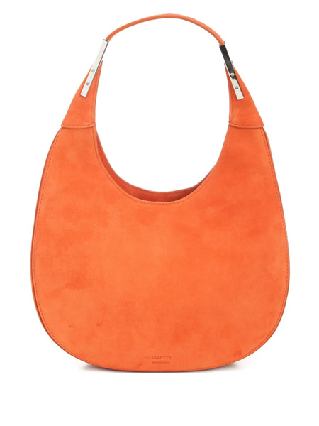  Savette Florence Crescent-shaped Shoulder Bag - Orange 