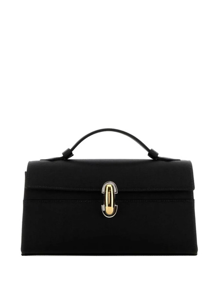  Savette Symmetry Satin Tote Bag - Black 