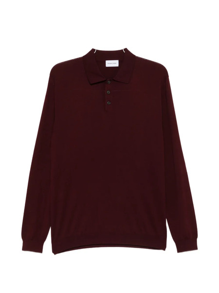  Scaglione Buttoned Polo Shirt - Red 