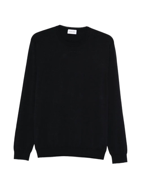  Scaglione Crew-neck Long-sleeve Sweater - Blue 